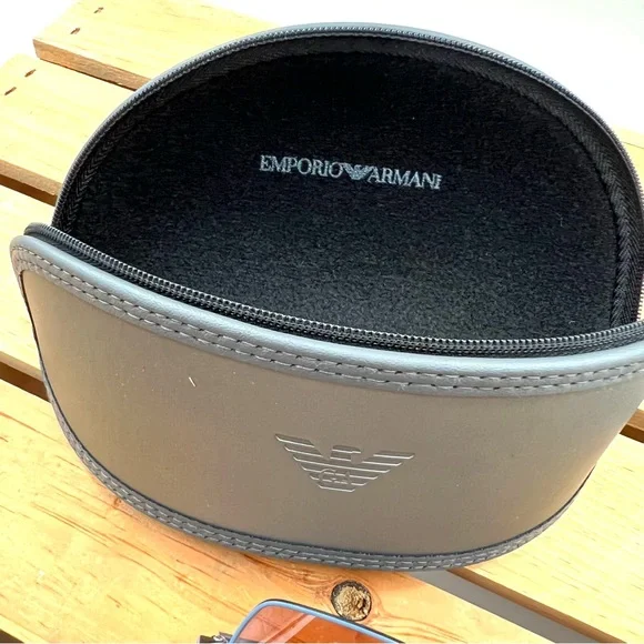 Emporio Armani Sunglasses Matte Light Blue & Sliver Gradient  display picture 1